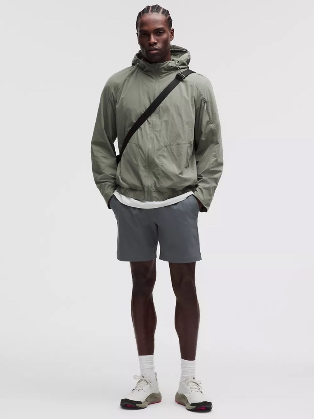 Lululemon ABC Classic-Fit Short 9" WovenAir Oil Grey